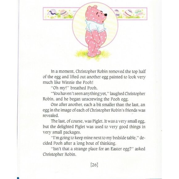 WINNIE THE POOH'S EASTER Talkington, Bruce 1993 Hardcover - Picture 2 of 2